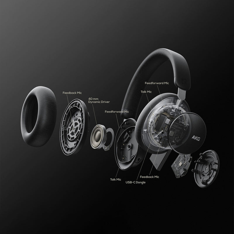 AKG N9 Hybrid Kabelloser Over-Ear Kopfhörer (Farbe: schwarz oder weiß)