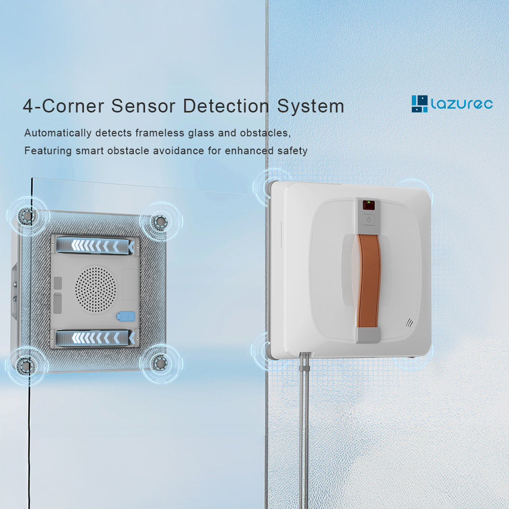 Lazurec A9 Pro Fensterputzroboter 4 Ecken Sensoren