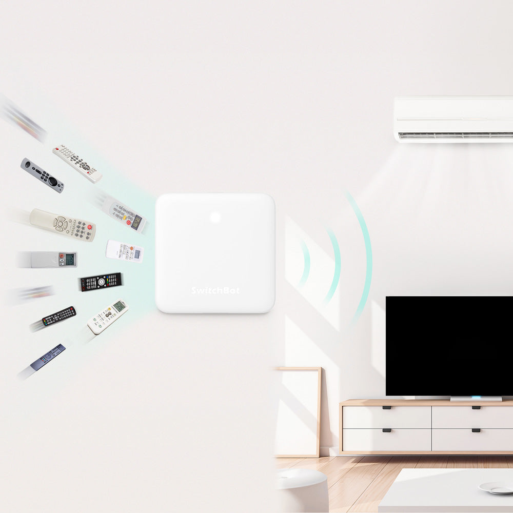 SwitchBot Hub Mini WiFi und IR Zentrale Wohnzimmer Fernbedienung