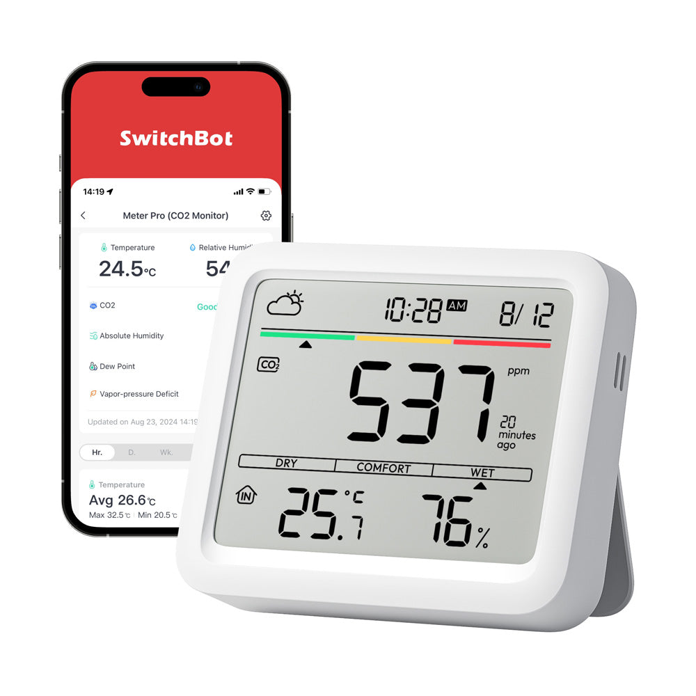 SwitchBot Meter Pro CO2 Messgerät & Wetterstation