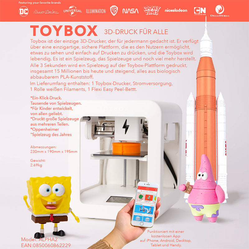 Toybox 3D Drucker